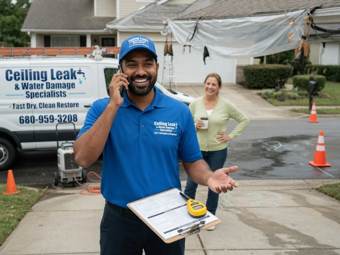 Ceiling Leak Cleanup Antigo, WI FAQs